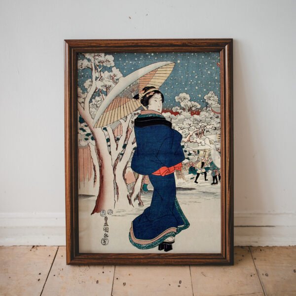 The Year-end Fair at Asakusa by Utagawa Kunisada