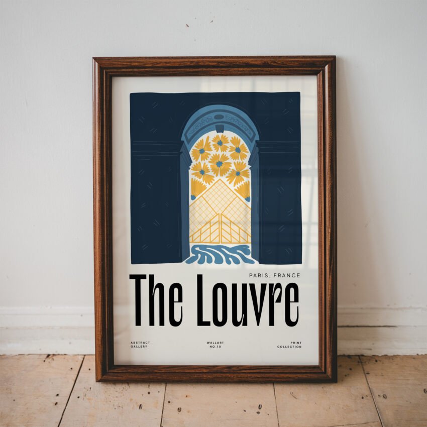 The Louvre – Paris Travel Art Print - Image 3