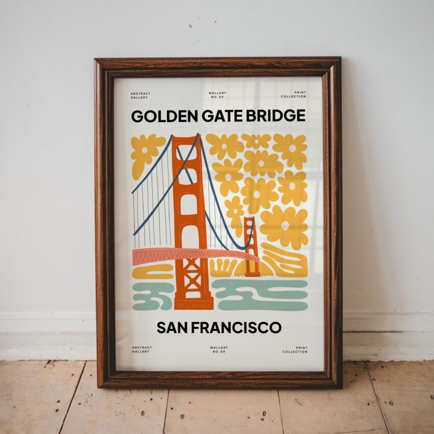 Golden Gate Bridge – San Francisco Travel Print - Image 3