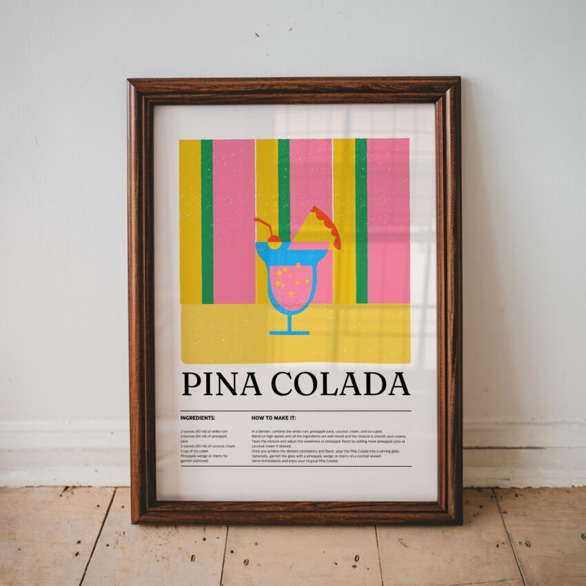 Colorful Pina Colada Cocktail Recipe - Image 3