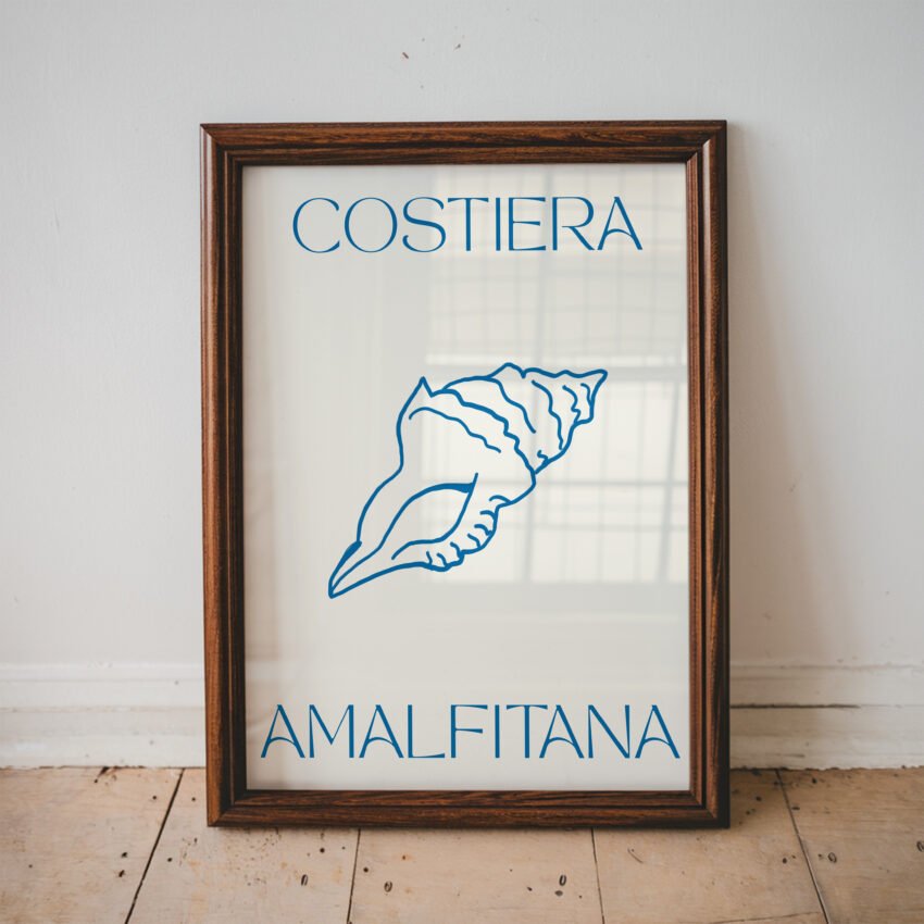 Costiera Amalfitana Seashell Print - Image 4