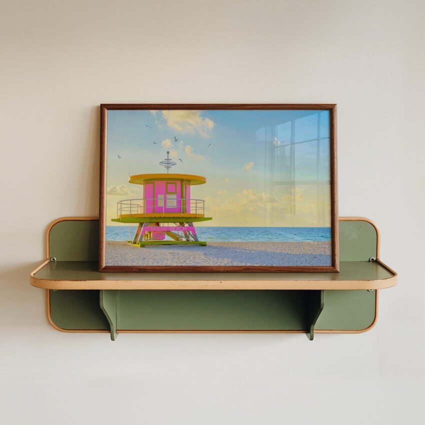 Lifeguard Hut On Miami Beach