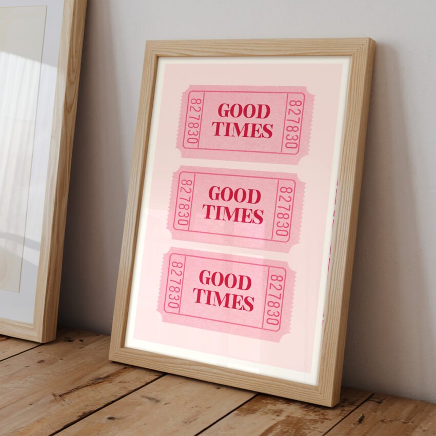 Good Times Ticket Wall Art - Image 2