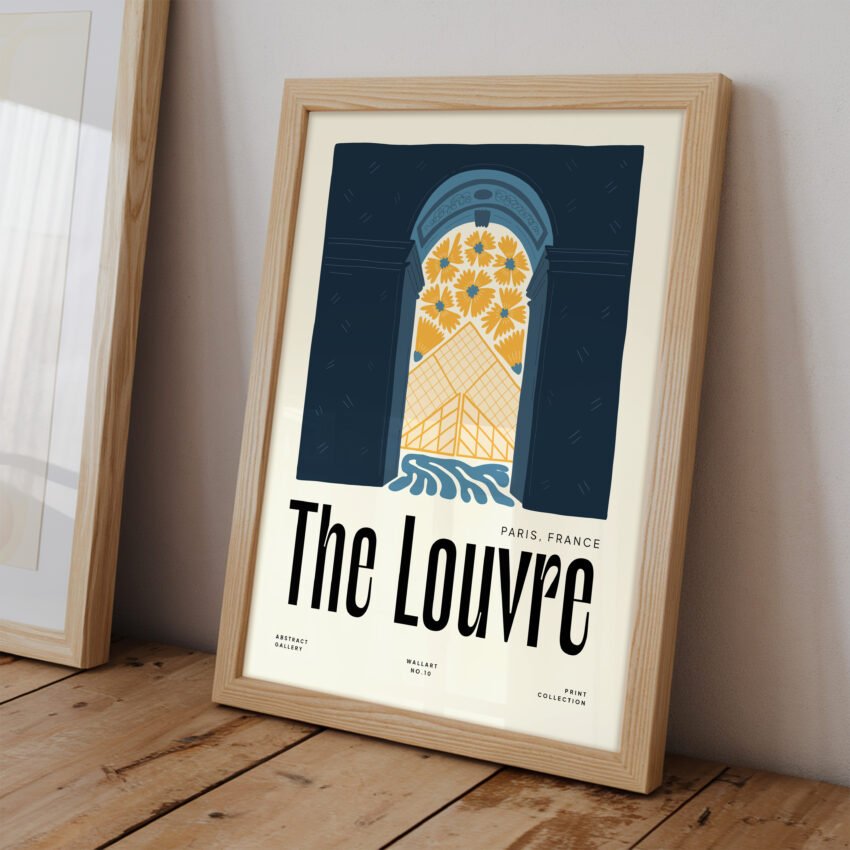 The Louvre – Paris Travel Art Print - Image 2
