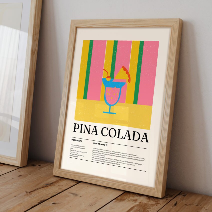 Colorful Pina Colada Cocktail Recipe - Image 2