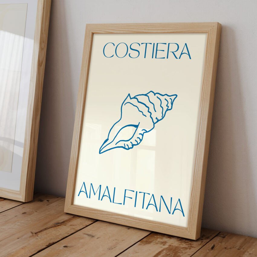 Costiera Amalfitana Seashell Print - Image 2