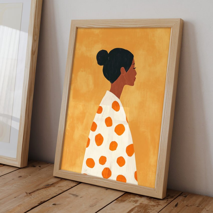 Modern Woman in Polka Dots - Image 2