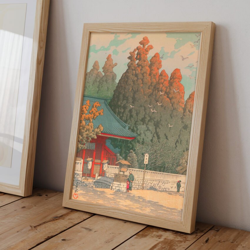 Asama Shrine in Shizuoka by Kawase Hasui - Image 2