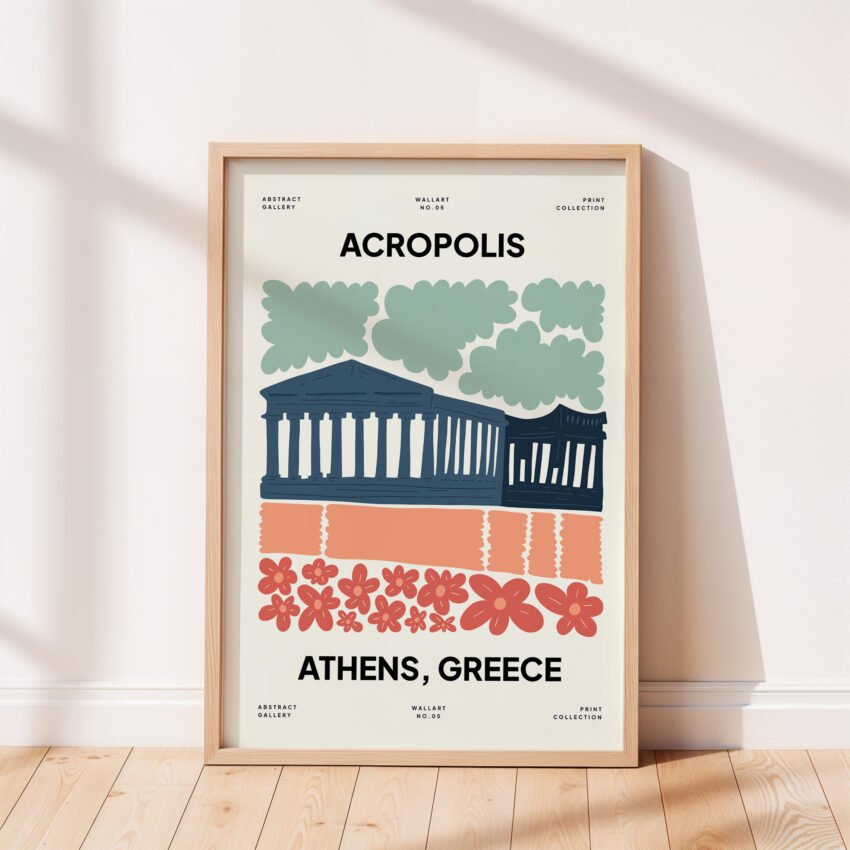 Acropolis Athens Travel Poster - Image 4