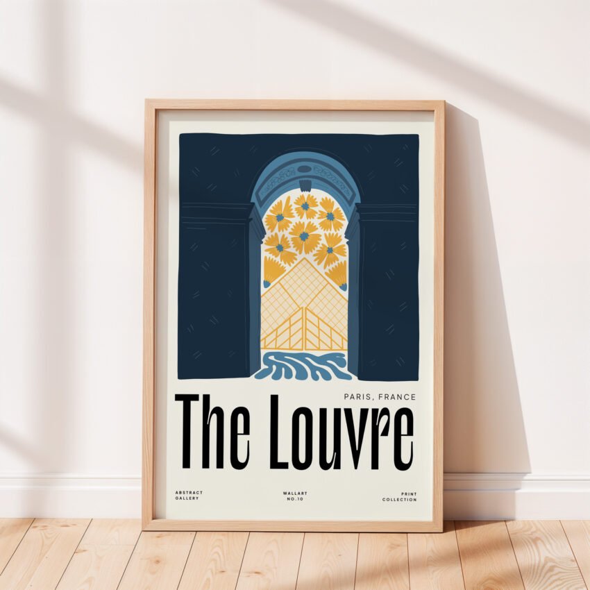 The Louvre – Paris Travel Art Print - Image 4