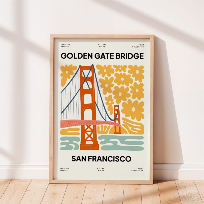 Golden Gate Bridge – San Francisco Travel Print - Image 4