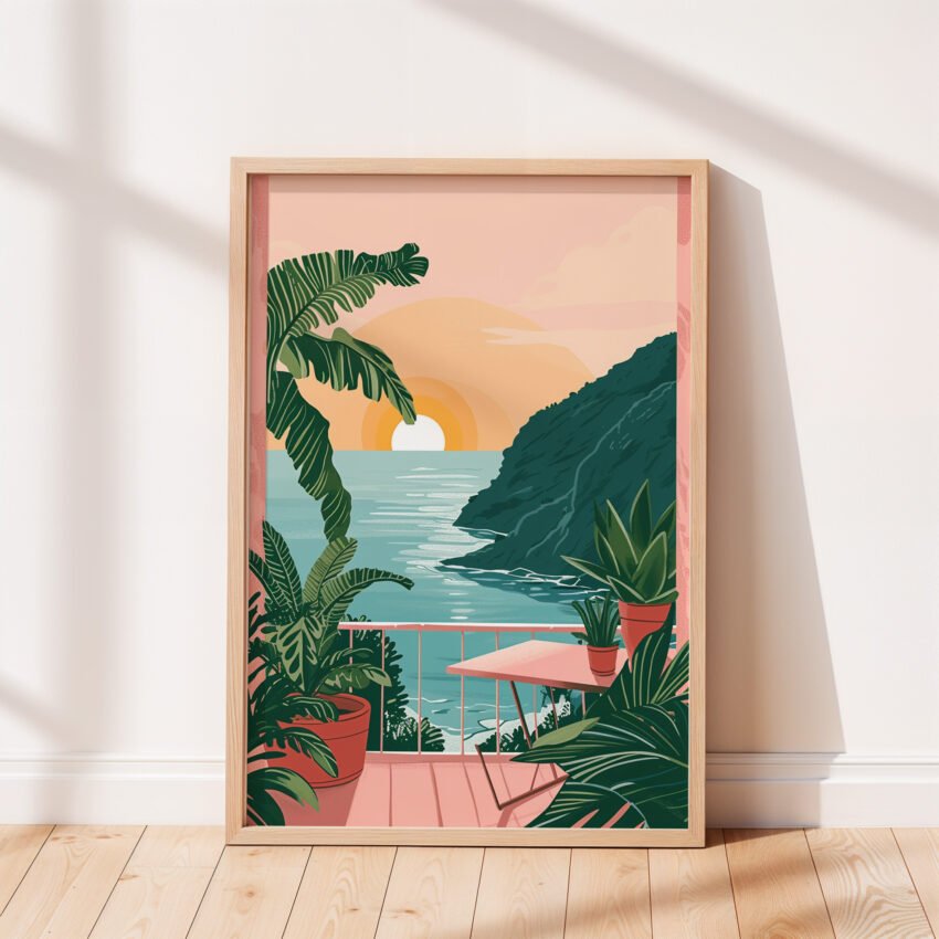 Coastal Balcony Sunset - Image 3