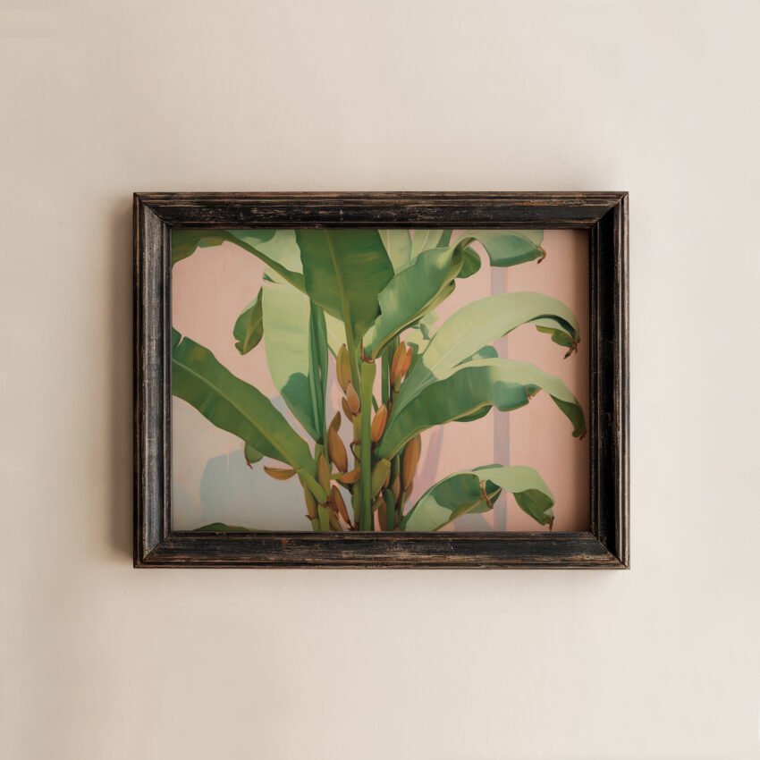 Sunset Bananas – Tropical Wall Art Print - Image 2