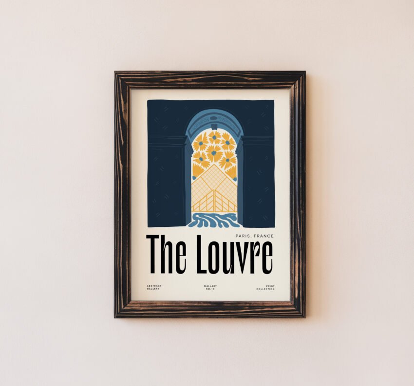 The Louvre – Paris Travel Art Print - Image 5