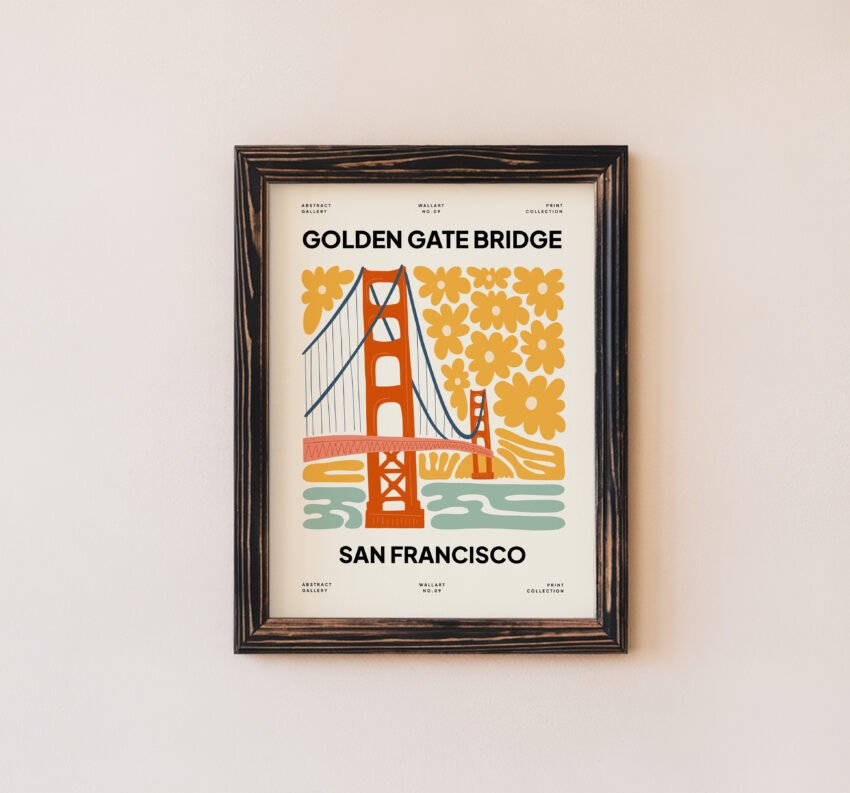 Golden Gate Bridge – San Francisco Travel Print - Image 5