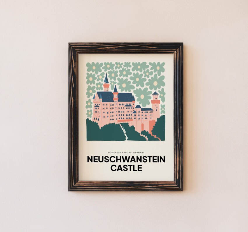 Neuschwanstein Castle – German Travel Wall Art Print - Image 6