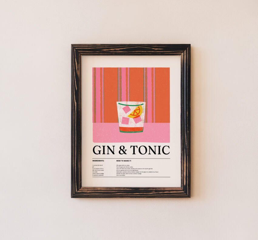 Colorful Gin & Tonic Cocktail Recipe - Image 4