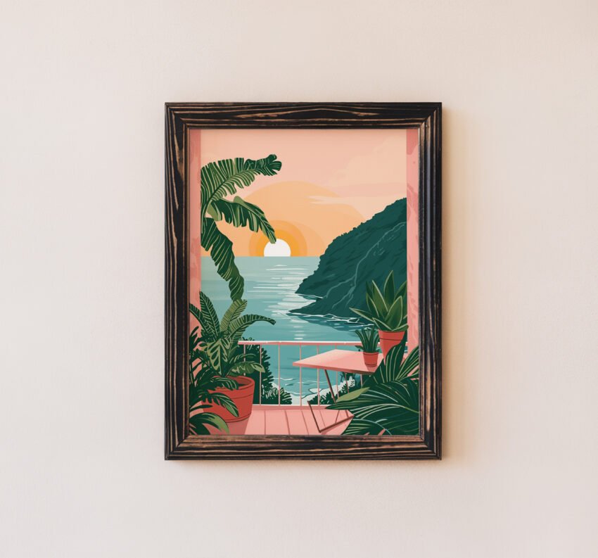 Coastal Balcony Sunset - Image 4