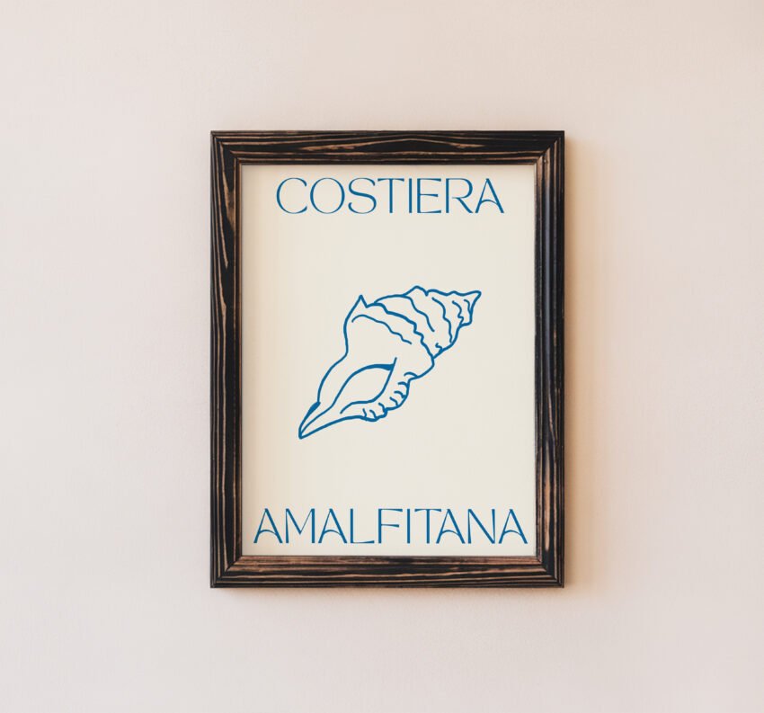 Costiera Amalfitana Seashell Print - Image 3