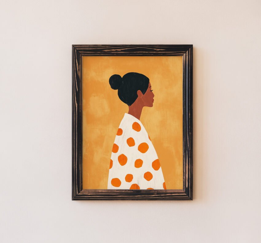 Modern Woman in Polka Dots - Image 4