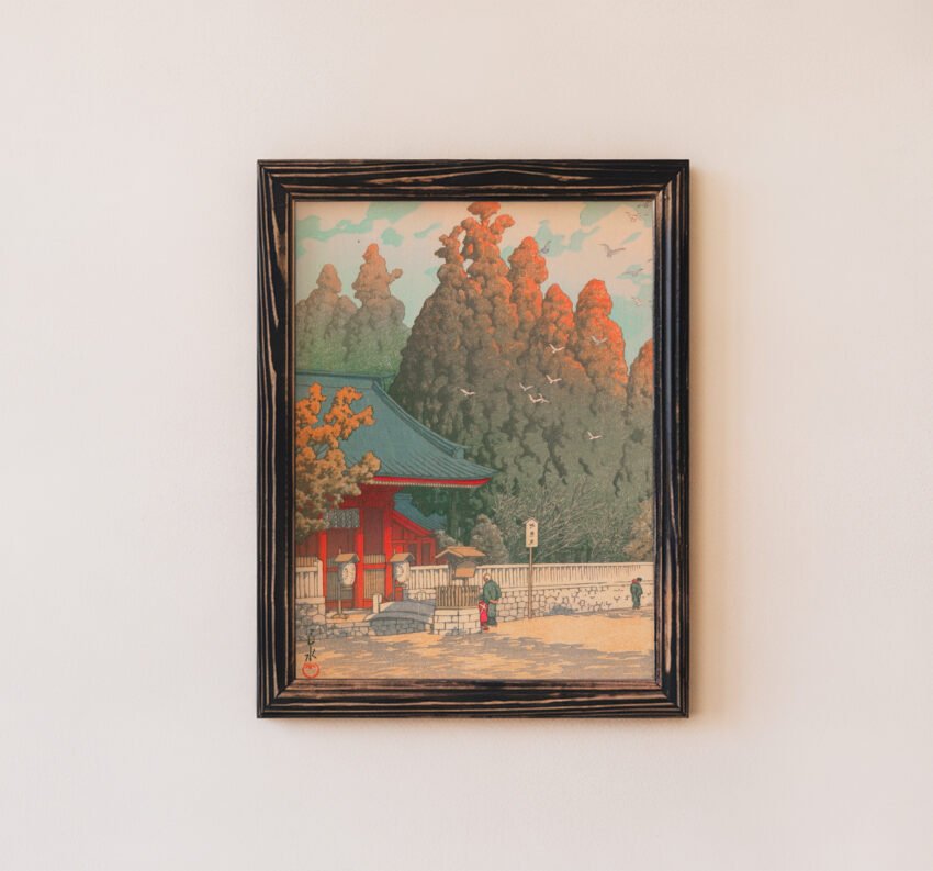 Asama Shrine in Shizuoka by Kawase Hasui - Image 4