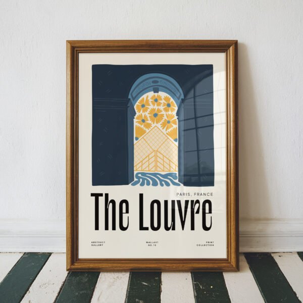 The Louvre – Paris Travel Art Print