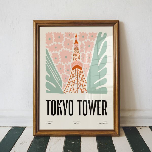 Tokyo Tower – Japan Travel Wall Art Print