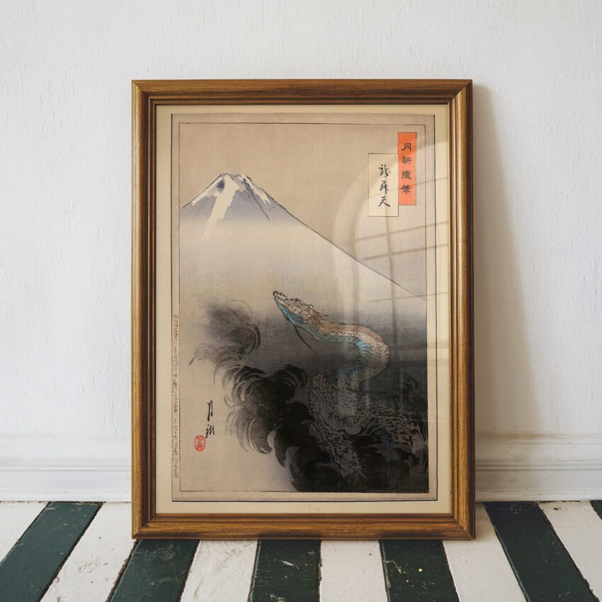 Dragon Rising to the Heavens by Ogata Gekkō - Image 4