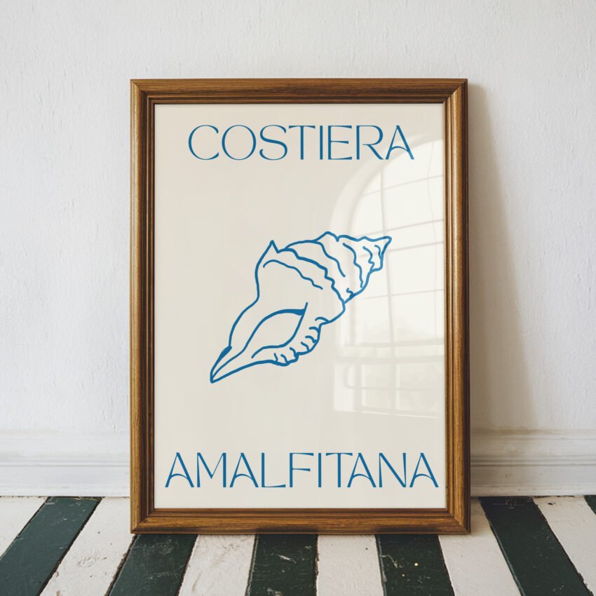 Costiera Amalfitana Seashell Print - Image 5