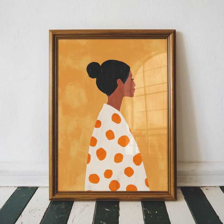 Modern Woman in Polka Dots - Image 5