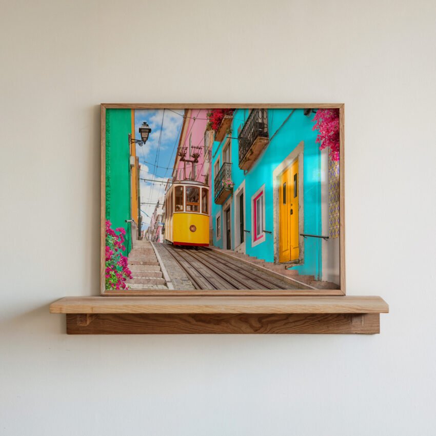 Yellow Tram in Lisbon - Image 3