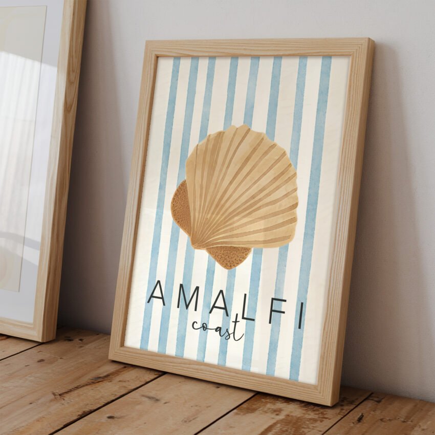 Amalfi Coast Shell Print - Image 4
