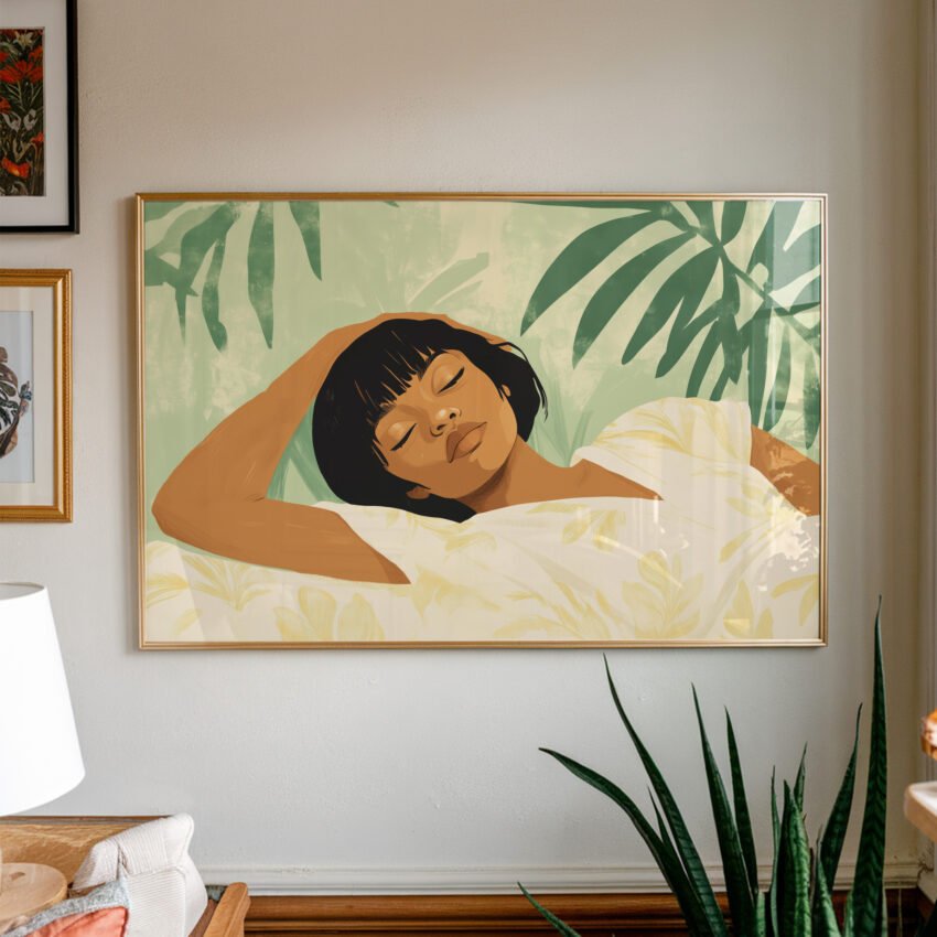 Resting Woman Print - Image 2