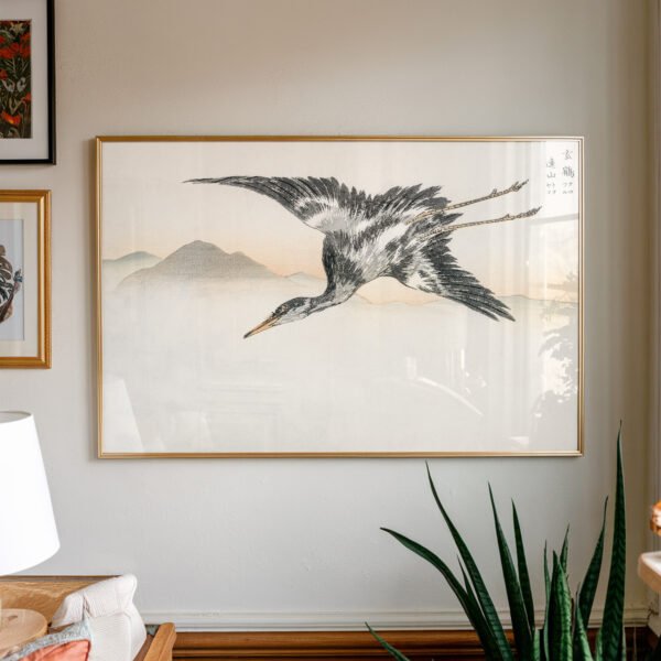 Eastern Common Crane by Numata Kashū