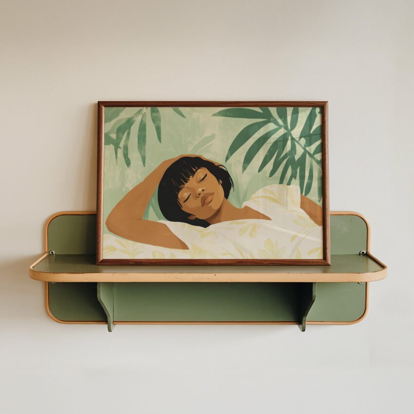 Resting Woman Print