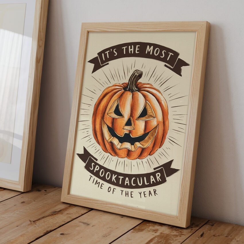 Most Spooktacular Time Of The Year Halloween Wall Art Print - Image 2