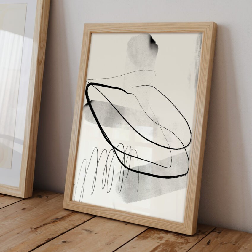 Backlit Grace – Watercolor Female Figure Art Print - Image 2