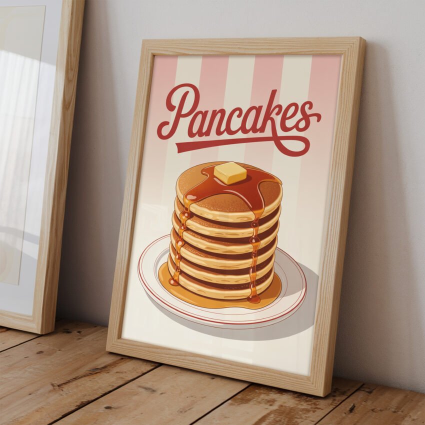Retro Pancakes Stack - Image 2