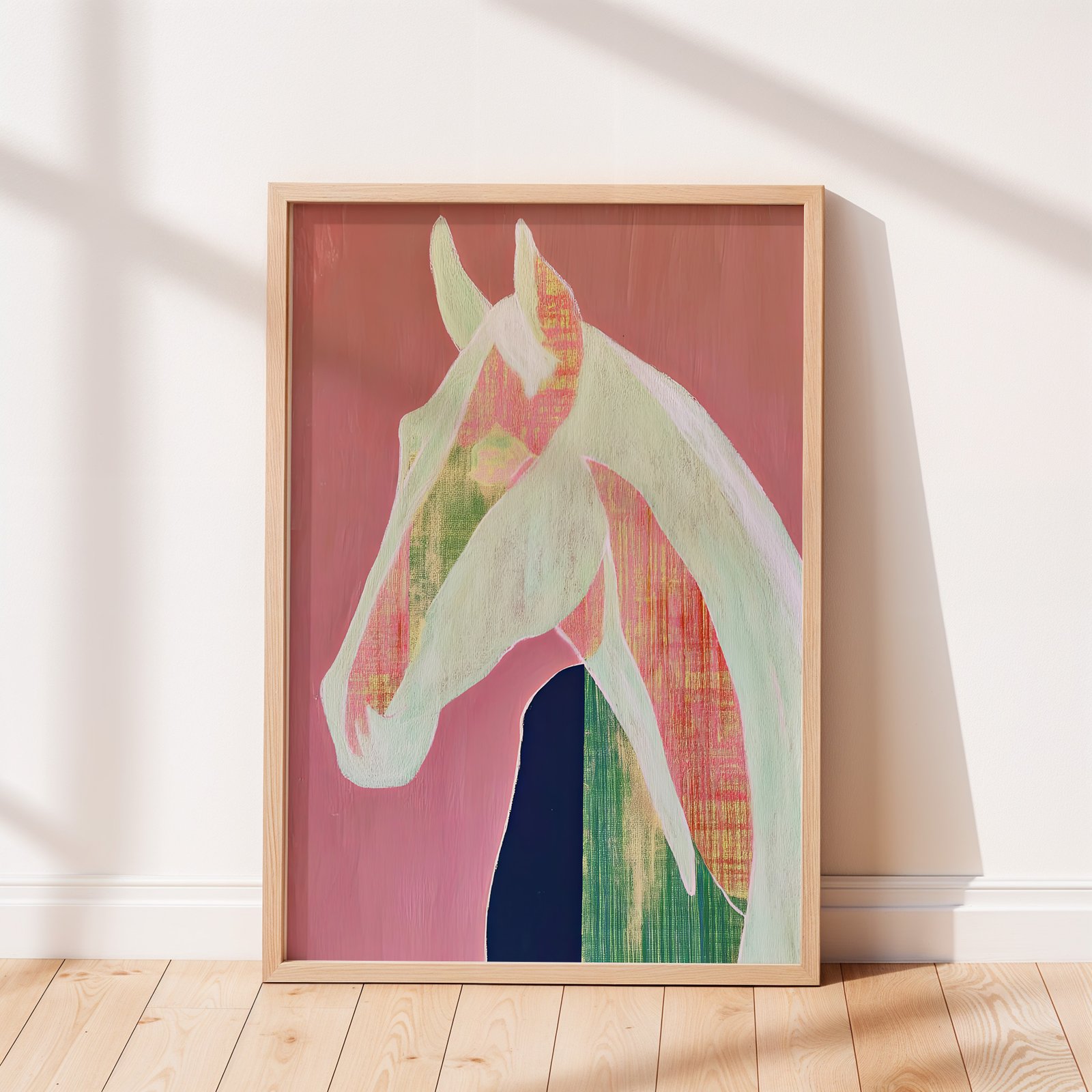 Modern Abstract Horse Wall Art - Image 4
