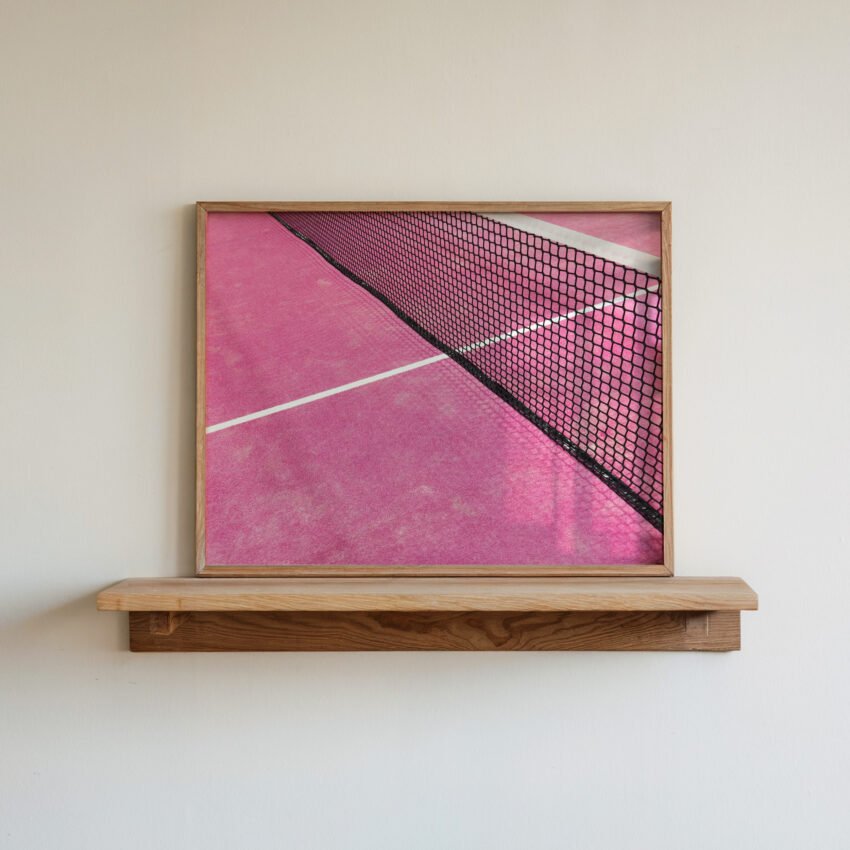 Pink Tennis Court Wall Art - Image 3
