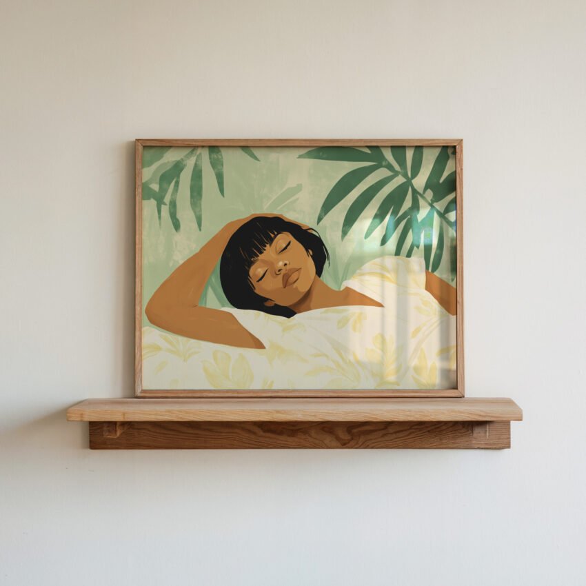 Resting Woman Print - Image 3