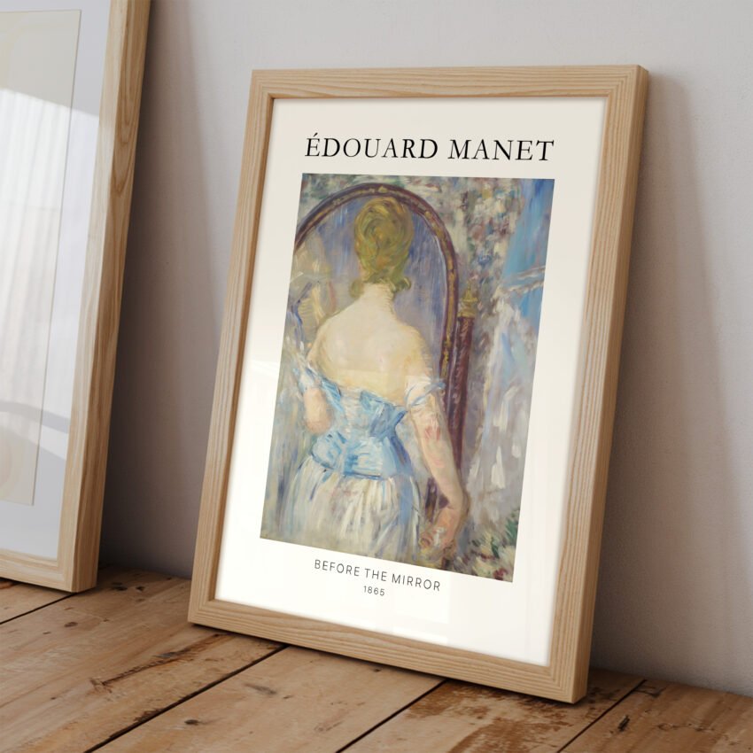 Before the Mirror by Édouard Manet - Image 2