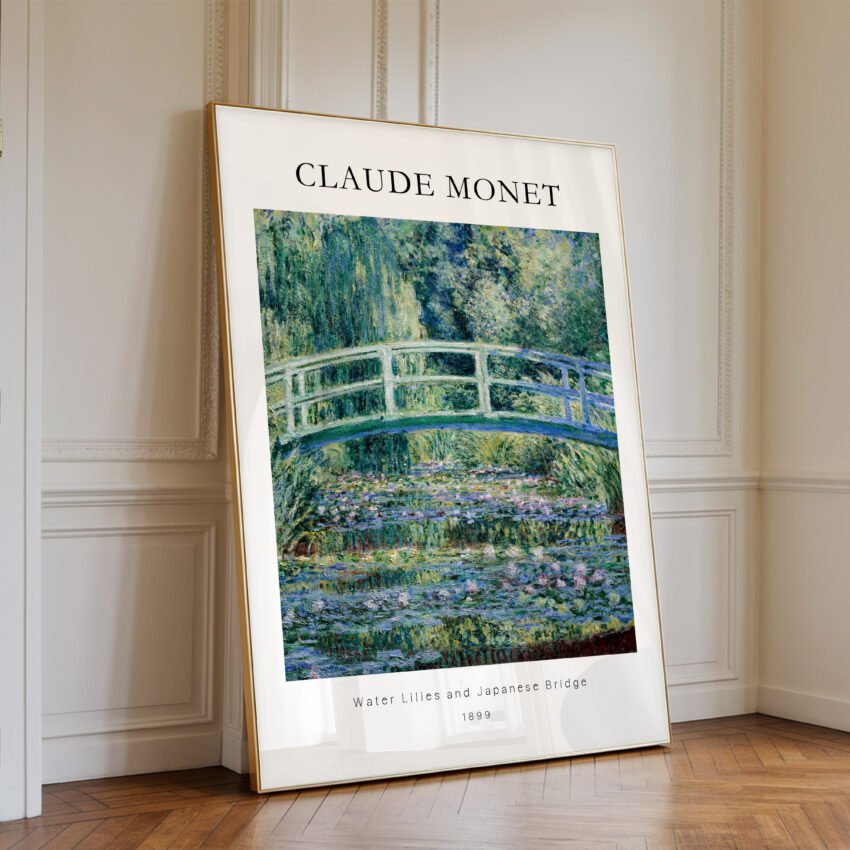 Water Lilies and Japanese Bridge by Claude Monet - Image 3