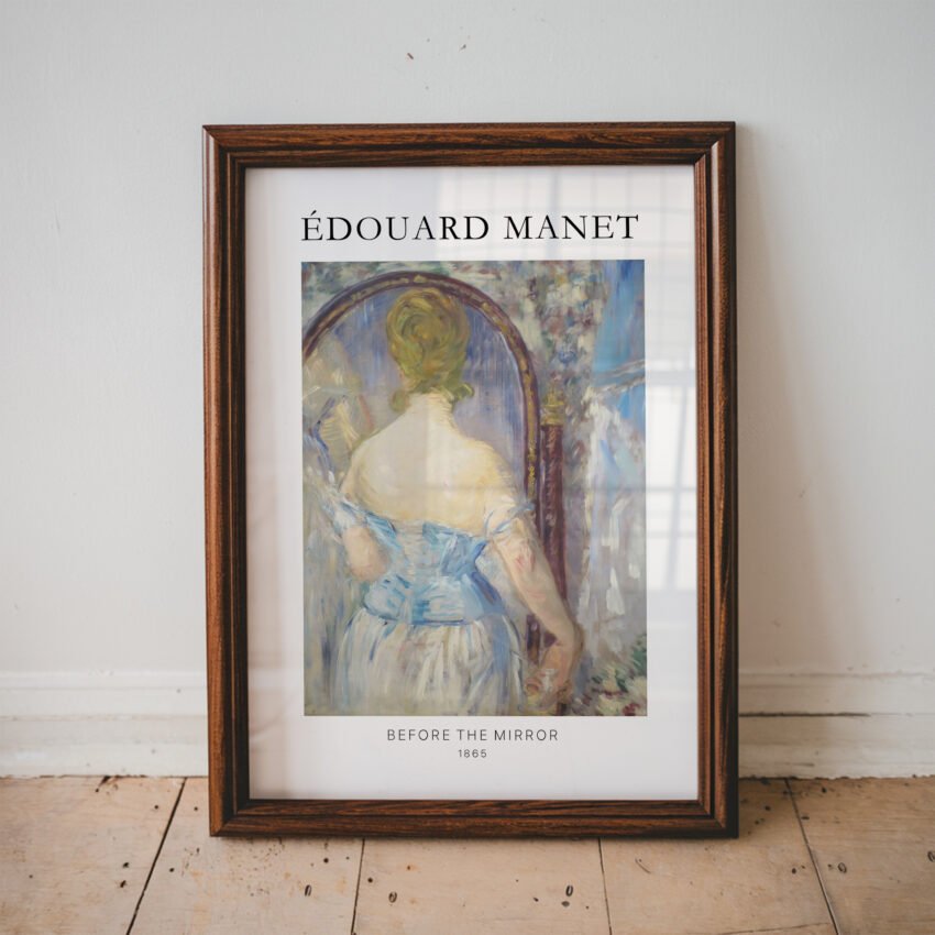 Before the Mirror by Édouard Manet - Image 3