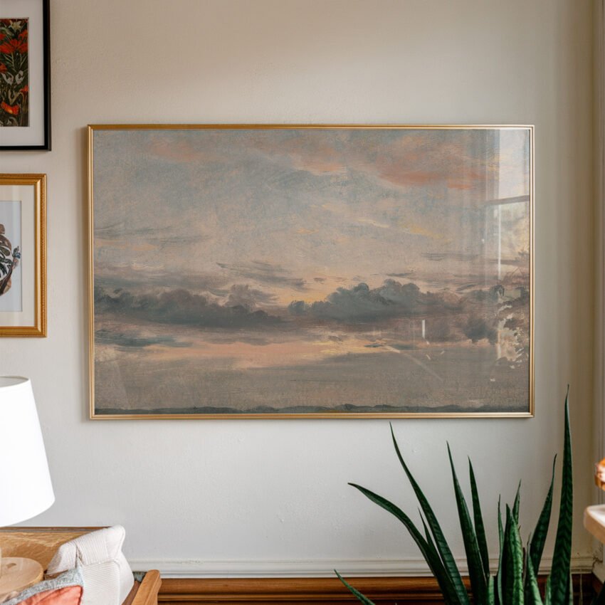 A Cloud Study, Sunset by John Constable - Image 2