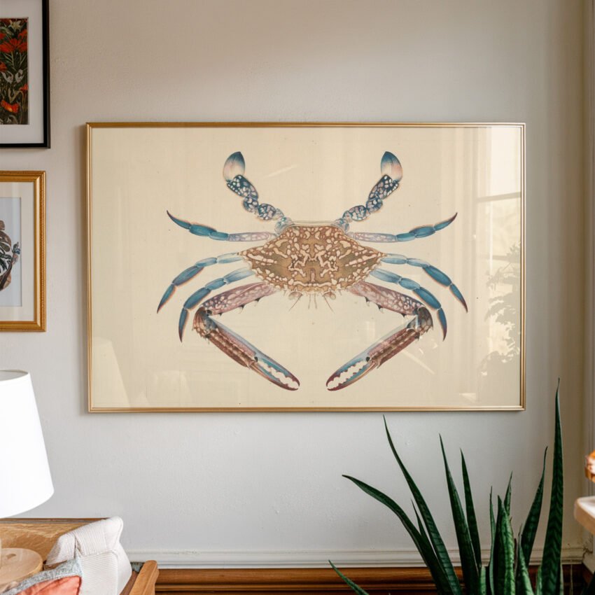Blue Crab Illustration by Luigi Balugani - Image 2
