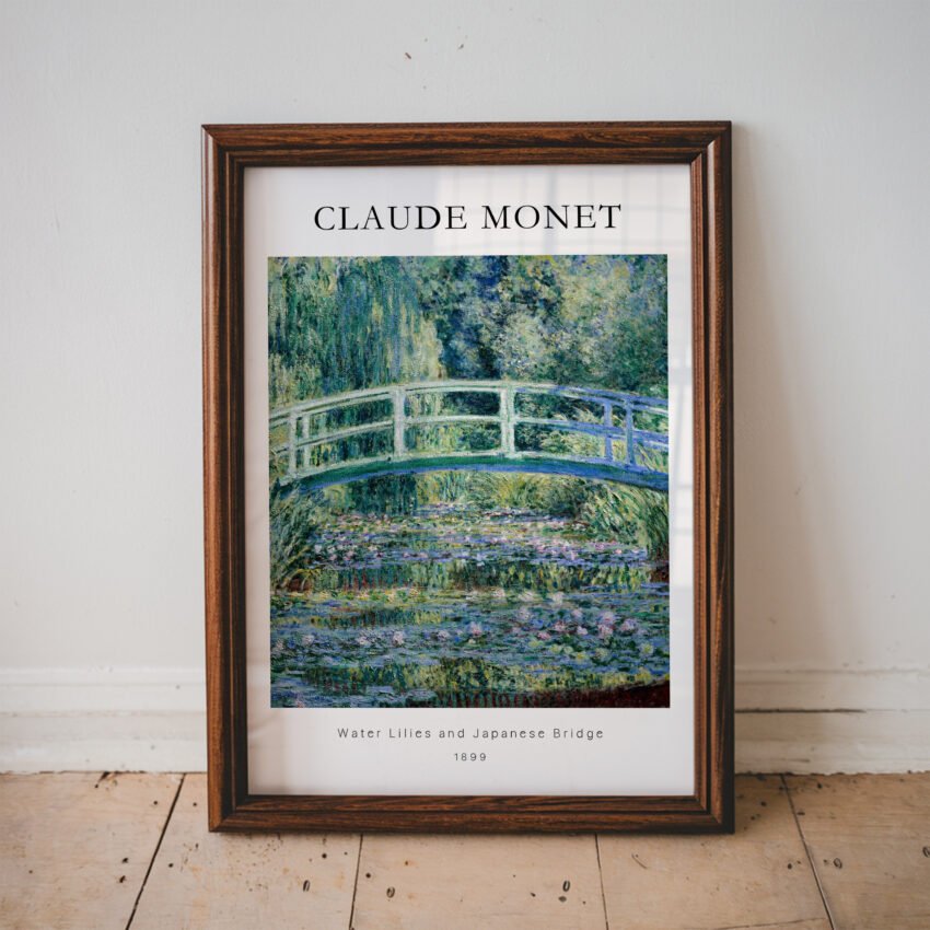 Water Lilies and Japanese Bridge by Claude Monet - Image 4