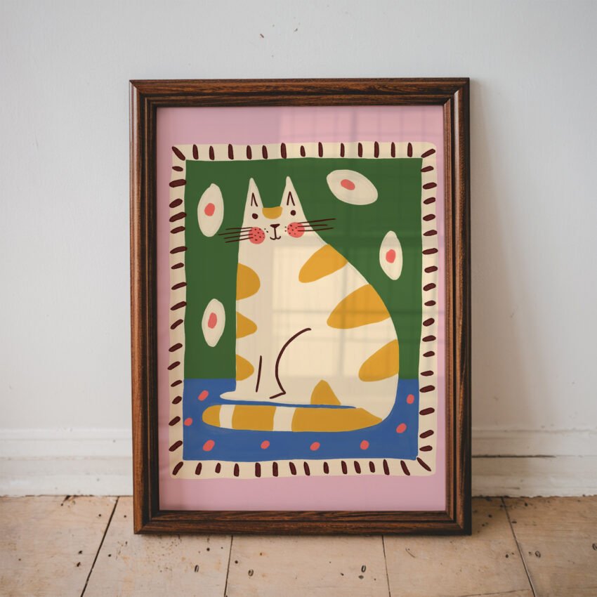 Whimsical Orange Cat - Image 3