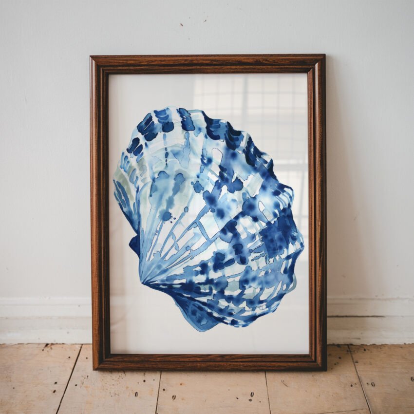 Ocean Blue Seashell - Image 3