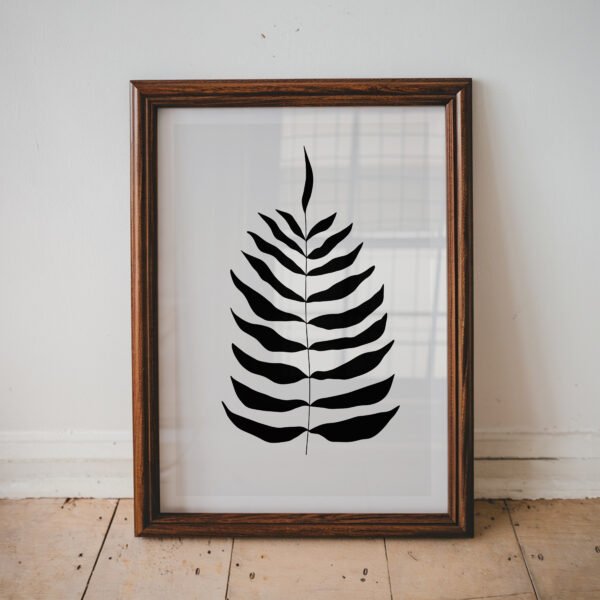 Minimalist Fern Silhouette